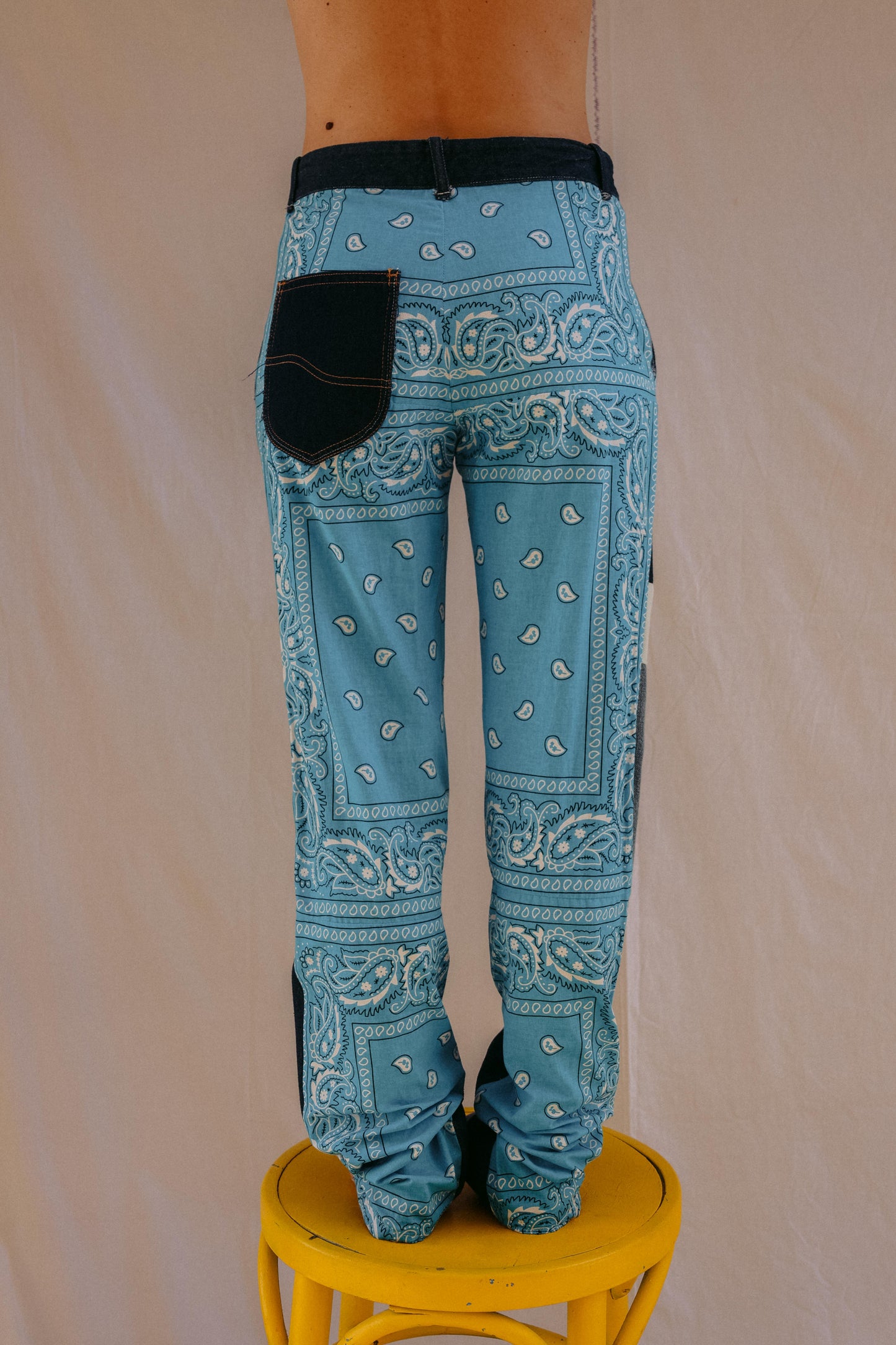 Pantalón patchwork