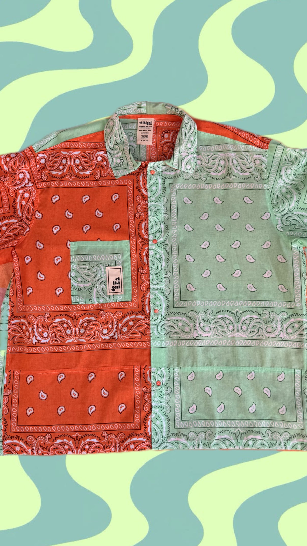 Camisa patchwork