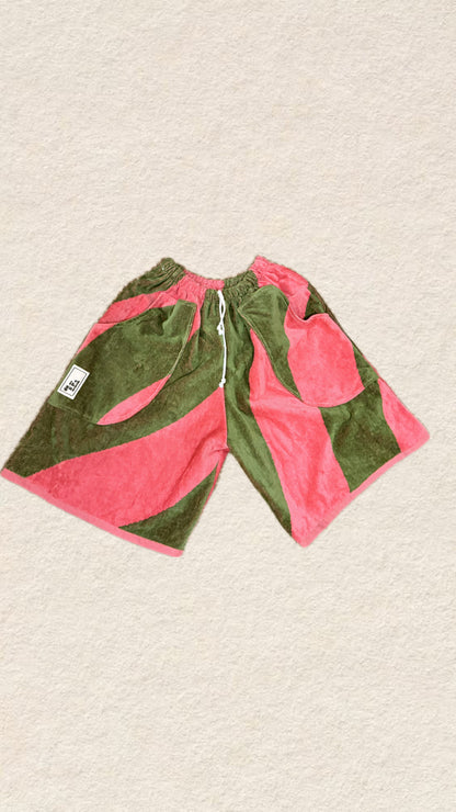 Bermudas de toalla.
