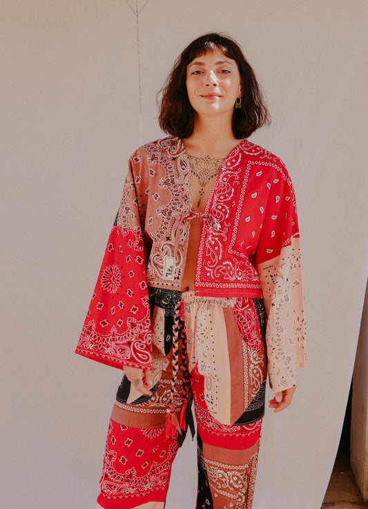 Kimono crop