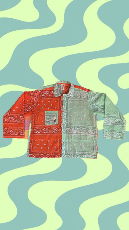 Camisa patchwork