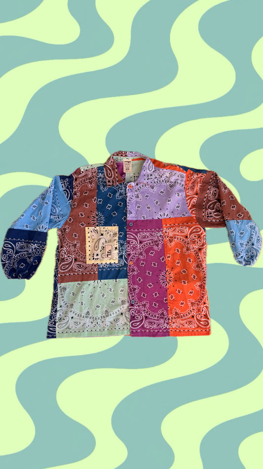 Camisa patchwork