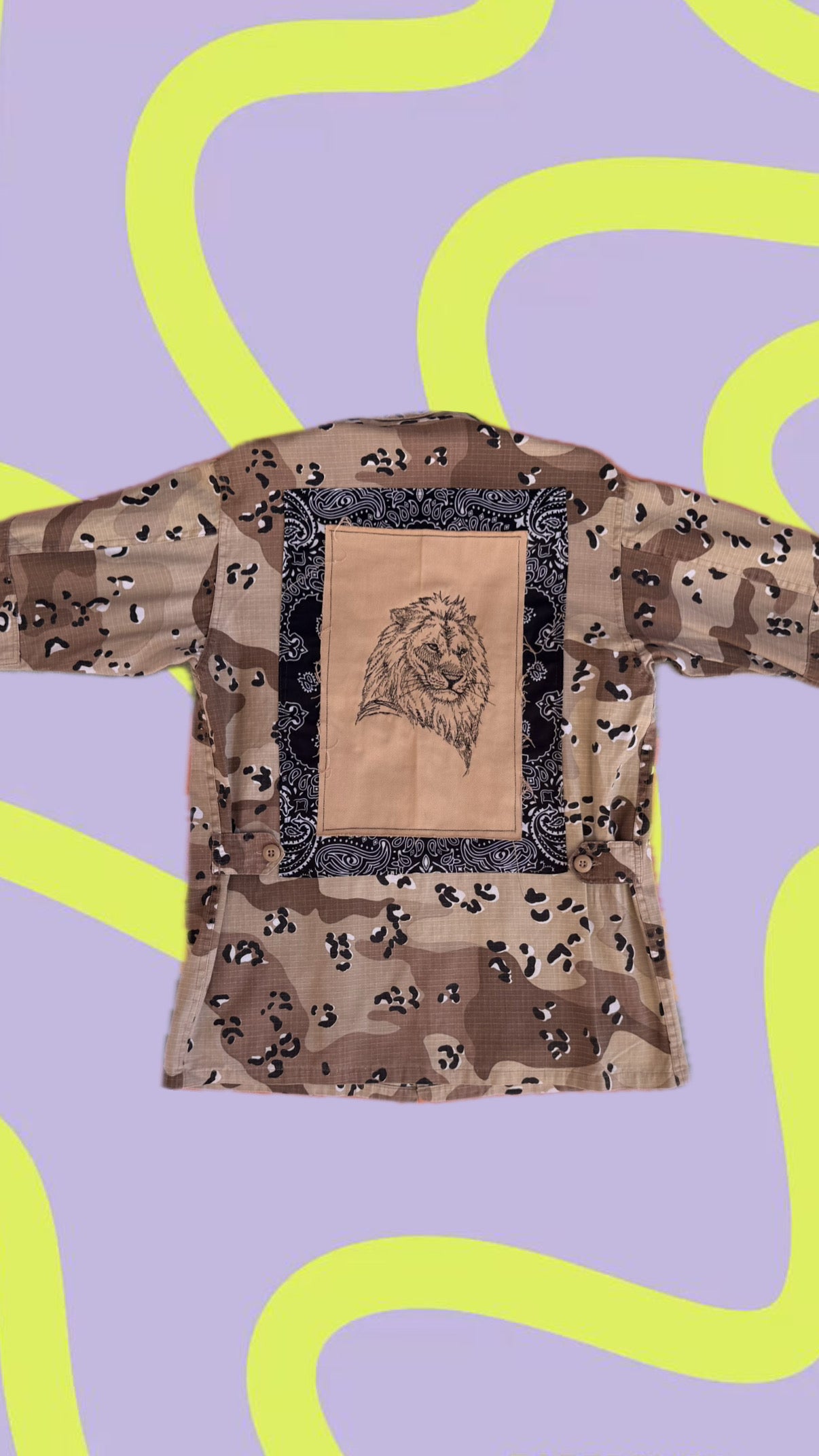Chaqueta army lion