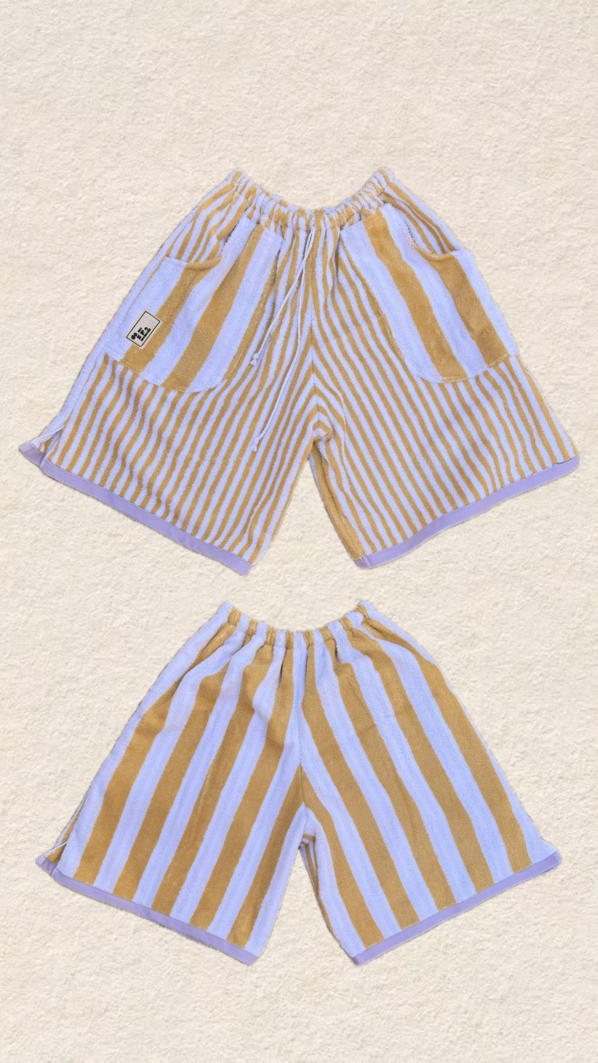Bermudas de toalla.