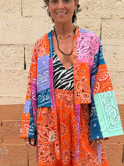 Kimono con flecos