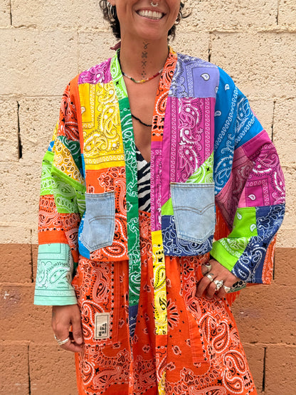 Kimono con flecos