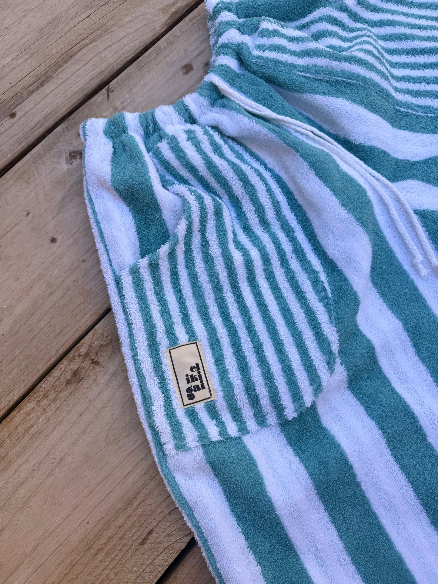 Bermudas de toalla.
