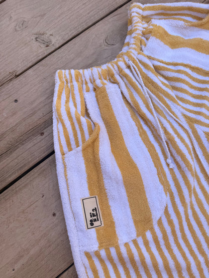 Bermudas de toalla.