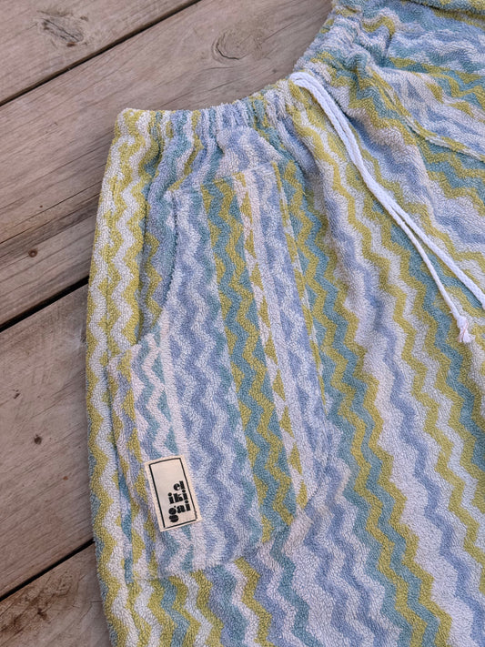 Bermudas de toalla.
