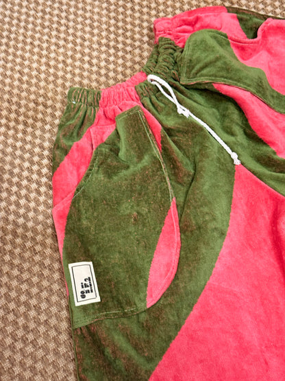 Bermudas de toalla.