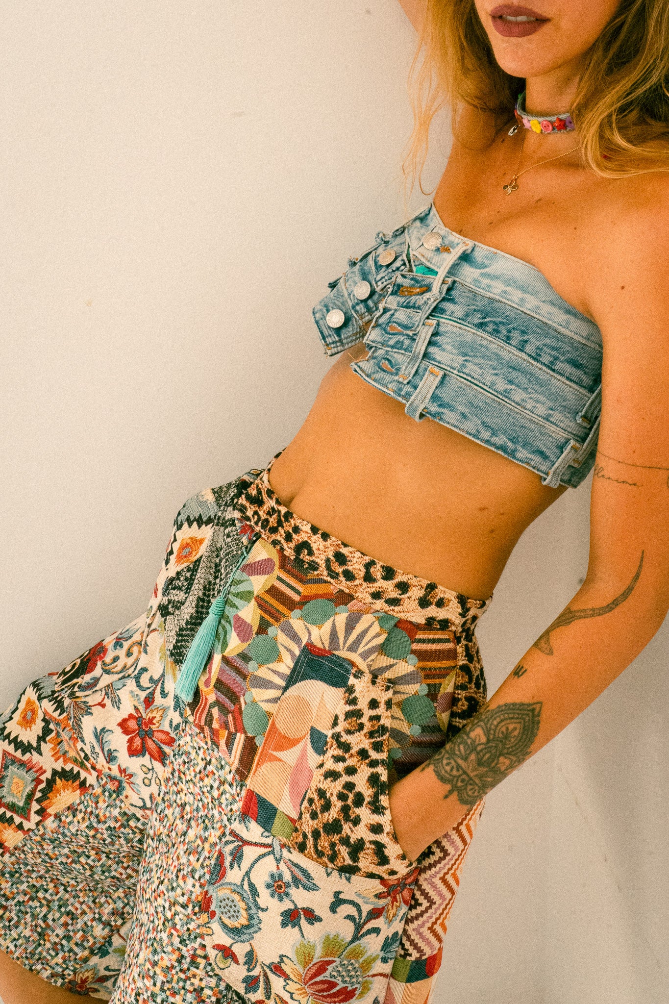Bermudas de gobelino